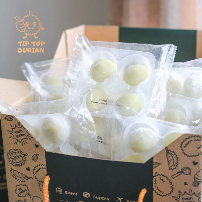 D24 Durian Mochi 10 Packs (1) | Tip Top Durian Delivery | Malaysia Top Fresh Durian Online Delivery